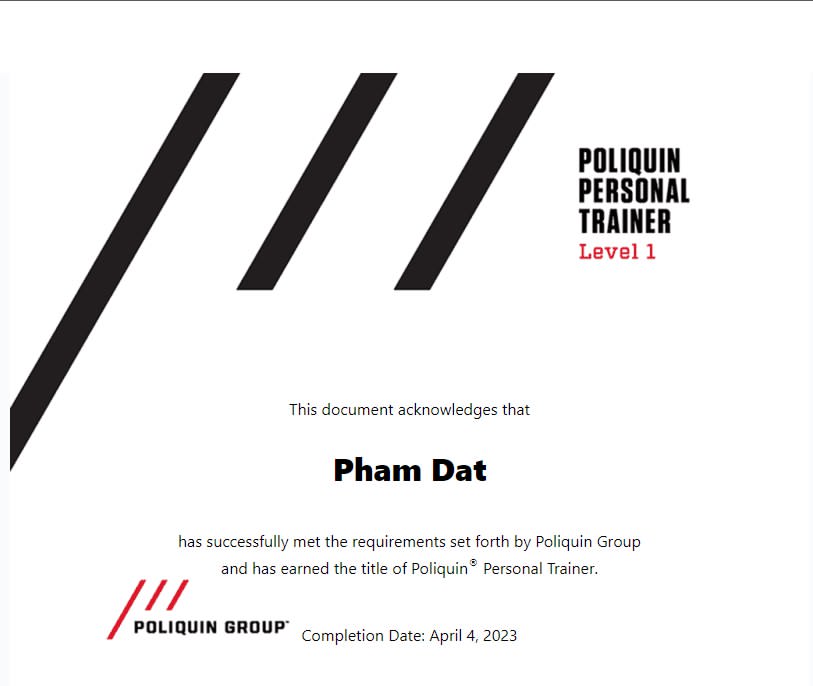Poliquin Trainer